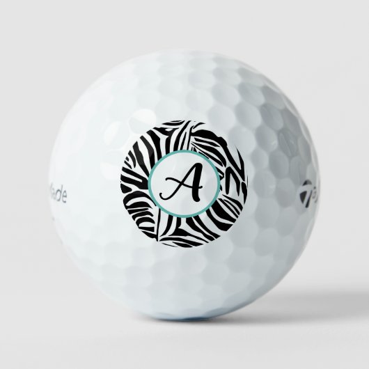 Zebra Pattern Golfballen (Voorkant)