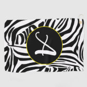 Zebra Pattern Golfhanddoek (Horizontaal)