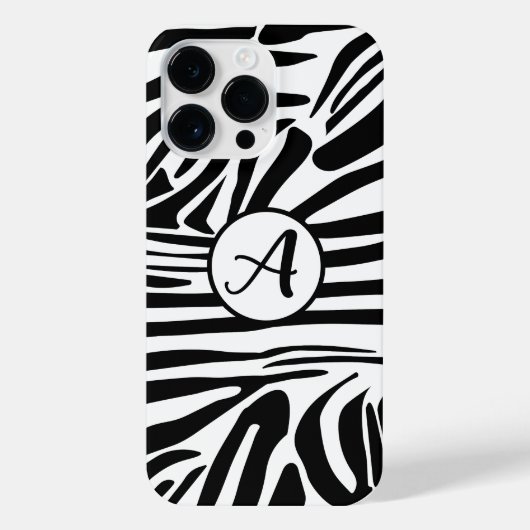 Zebra Pattern iPhone Hoesje (Achterkant)
