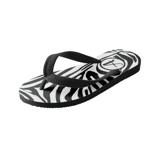 Zebra Pattern Kinder Teenslippers (Schuin)