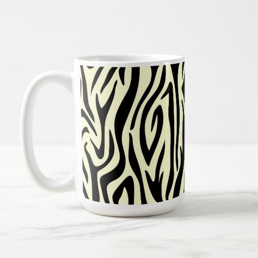 Zebra Pattern Koffiemok (Links)