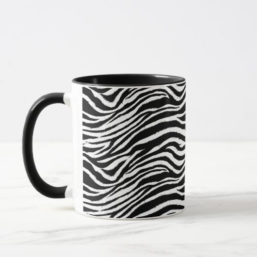 Zebra Pattern Mug (Gauche)