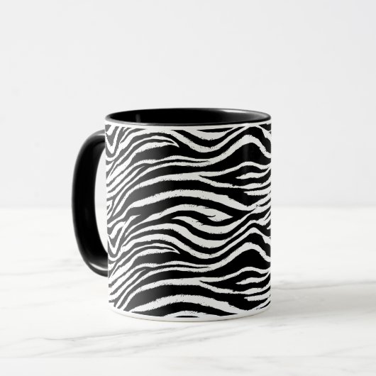 Zebra Pattern Mug (Devant gauche)