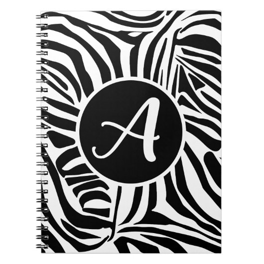 Zebra Pattern Notitieboek (Voorkant)