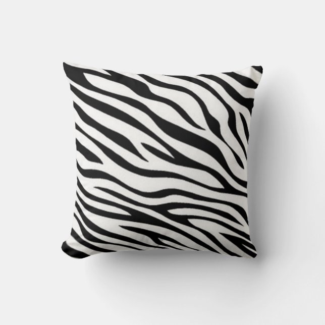 Zebra Pattern Pillow Kussen (Voorkant)