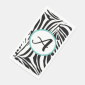 Zebra Pattern Servet (Hoek)