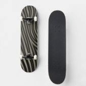 Zebra Pattern Skateboard (Voorkant)