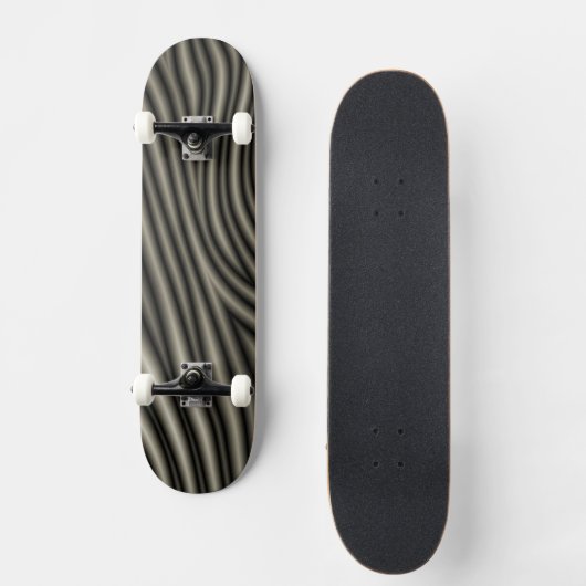 Zebra Pattern Skateboard (Voorkant)