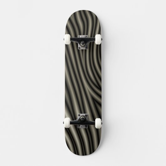 Zebra Pattern Skateboard (Voorkant)