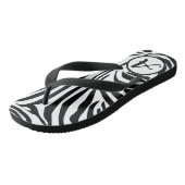 Zebra Pattern Teenslippers (Schuin)