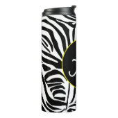Zebra Pattern Thermosbeker (Gedraaid links)