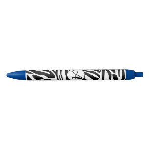 Zebra Pattern Zwarte Inkt Pen