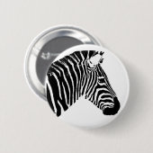 Zebra Pin Ronde Button 5,7 Cm (Voorkant /achterkant)