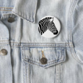Zebra Pin Ronde Button 5,7 Cm (In situ)