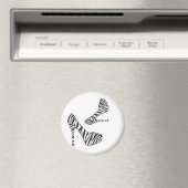 Zebra Plezier Magneet (Insitu (Vaatwasser))