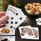 Zebra Pokerkaarten (Insitu)