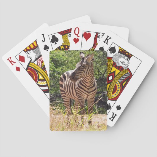Zebra Pokerkaarten (Achterkant)