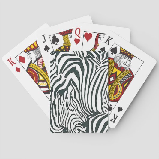 Zebra Pokerkaarten (Achterkant)