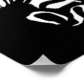 Zebra Portrait Poster Art (Coin)