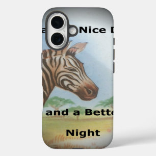 Zebra-portret, Amboseli: de geest van de savanne iPhone 16 Hoesje