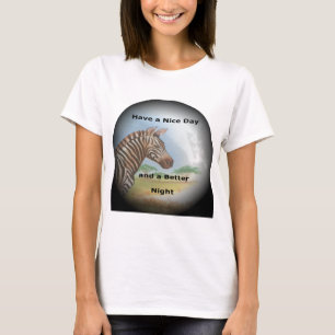 Zebra-portret, Amboseli: de geest van de savanne T-shirt