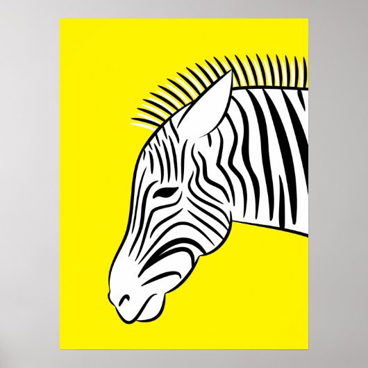 Zebra Poster (Voorkant)