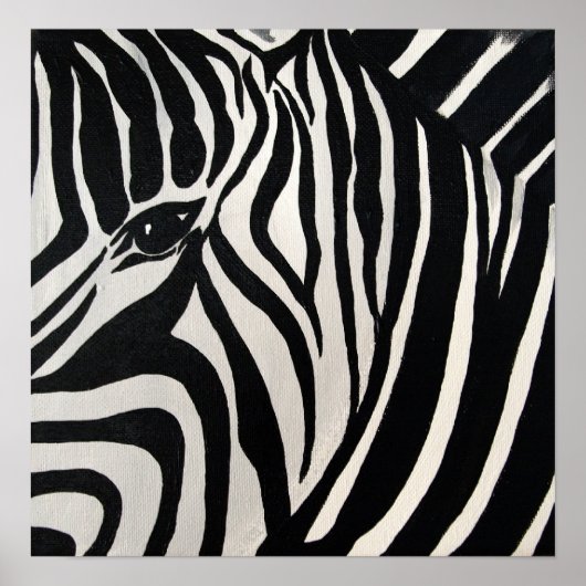 Zebra Poster (Voorkant)