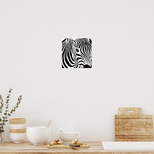 Zebra Poster (Keuken)