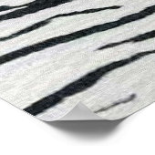 Zebra Poster Artwork Mural murale (Coin)