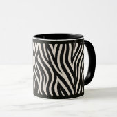 "ZEBRA PRINT" - 11 OZ. COFFEE MUG (Devant droit)
