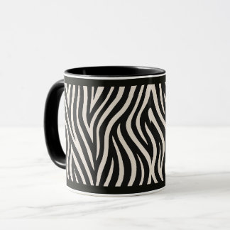 "ZEBRA-PRINT" - 11 OZ. KOFFIEBEEKER MOK