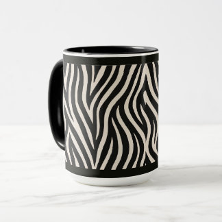 "ZEBRA PRINT" - 15 OZ. COFFEE MUG MOK