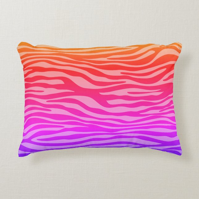 Zebra Print Accent Kussen (Voorkant)