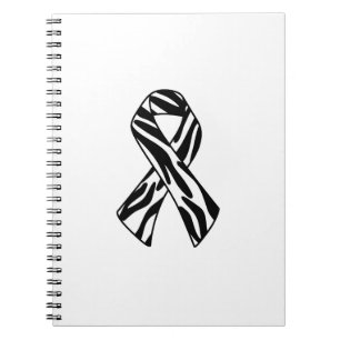 Zebra Print Awareness Ribbon Notebook Notitieboek