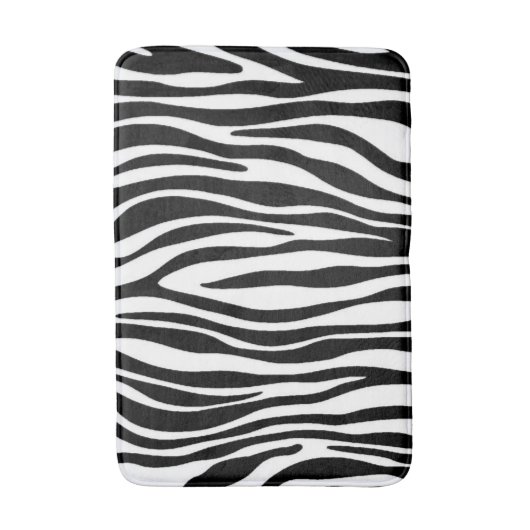 Zebra Print Badmat (Voorkant Verticaal)
