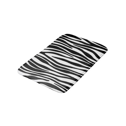 Zebra Print Badmat (Gekanteld)