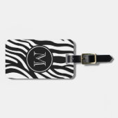 Zebra Print Bagagelabel (Voorkant horizontaal)