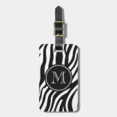 Zebra Print Bagagelabel (Voorkant verticaal)