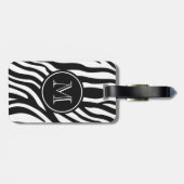 Zebra Print Bagagelabel (Achterkant horizontaal)