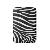 Zebra Print Bath Mat (Voorkant Verticaal)