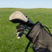 Zebra Print-Beige Golfheadcover (Insitu)