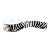 Zebra Print Black en White Stripes Pattern Lint (Spoel)