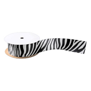 Zebra Print Black en White Stripes Pattern Lint