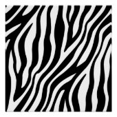 Zebra Print Black en White Stripes Pattern Perfect Poster (Voorkant)