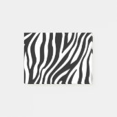 Zebra Print Black en White Stripes Pattern Post-it® Notes (Voorkant)