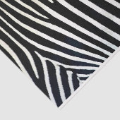 Zebra Print Black Fur Tissuepapier (Detail)