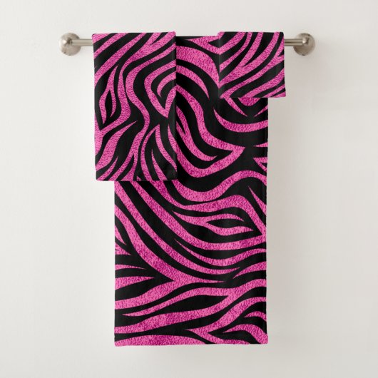 Zebra Print Black Hot Pink (En situation)