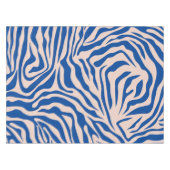 Zebra Print Blue Zebra Stripes Animal Print Tafelkleed (Voorkant (Horizontaal))