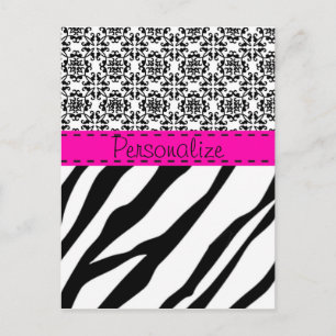 Zebra Print Briefkaart