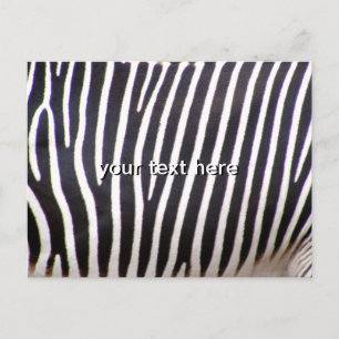 Zebra Print Briefkaart